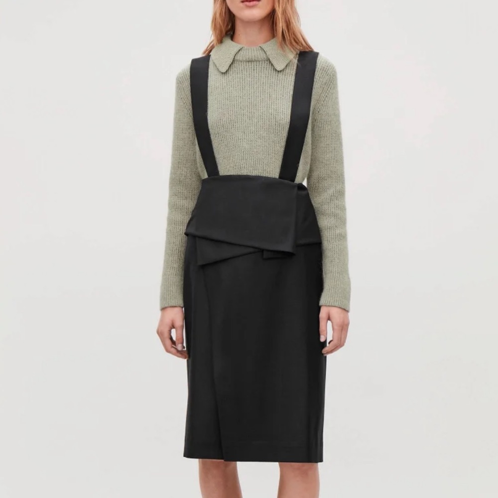 COS DRAPED APRON SKIRT 8